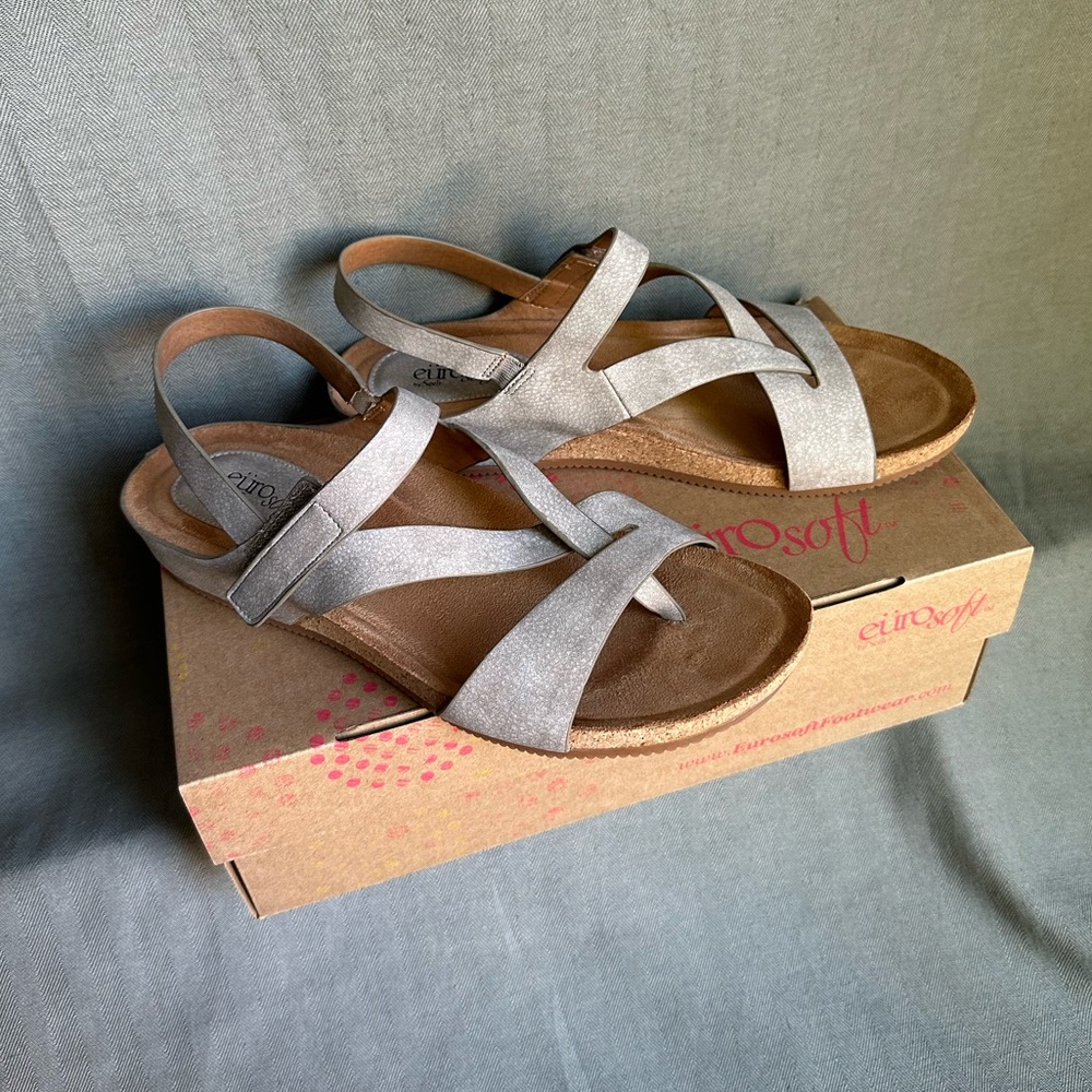 Eurosoft Women's Chic Silver Sandals